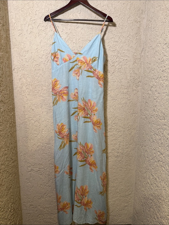 Paper Heart Other - Paper Heart maxi floral powder blue dress